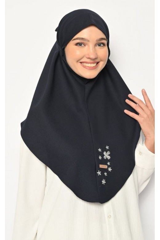 Bergo Azzura Embroidery Navy